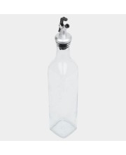 Hitech Sales 500ml Glass Oil Dispenser – Transparent | Leak-Proof, BPA-Free, Easy-Pour Spout for Kitchen Use