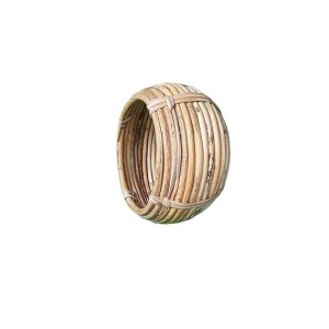 Handwoven Bamboo Basket Bowl – Round Natural Rattan Storage Basket for Kitchen, Tabletop, Fruit, Bread & Home Décor