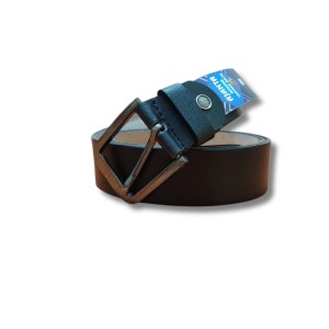 Hitech|| AJANTA - Genuine Leather Formal Belt For Men(Color-Black) (42)