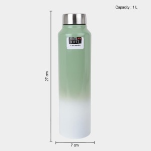 1 L Stainless Steel Bottle, 7.2 X 27 X 27 cm (Pack of 1)