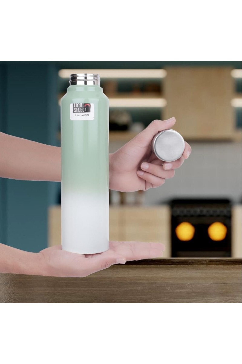1 L Stainless Steel Bottle, 7.2 X 27 X 27 cm (Pack of 1)