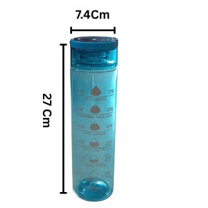 Timer Water Bottle with Time Marker – 32oz Motivational Water Bottle with Straw & Leakproof Lid – BPA-Free Reusable Water Tracker for Fitness, Gym, Office, Travel & Outdoor Sports (3)