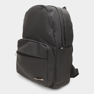 Brink Women's Black Polyurethane Backpack - (M530)