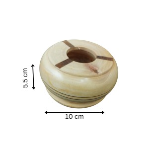 Handcrafted Wooden Ashtray with Lid | Natural Finish | Eco-Friendly & Durable