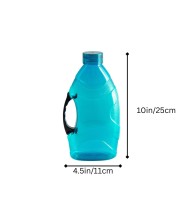 Reusable Large Capacity Water Bottle with Handle, Durable Plastic Drinking Bottle, Blue (Set of 2) (Blue)