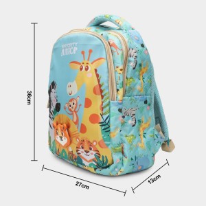 Kid's Blue Cartoon Printed Bag - (M3915)