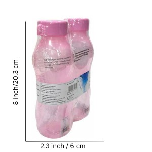 Plastic Water Bottle Set of 2 – 590 ml Each, BPA-Free, Leak-Proof, Reusable, Durable Travel & Gym Bottle – Lightweight, Easy to Carry, Ideal for School, Office, Outdoor Use