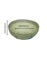 Round Bamboo Basket – Natural Woven Serving & Storage Basket for Fruit, Bread & Home Décor (set of 2) Round Bamboo Basket – Natural Woven Serving & Storage Basket for Fruit, Bread & Home Décor (set of 2)