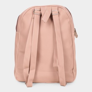 Brink Women's Pink Polyurethane Backpack - (M532)