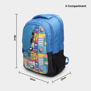 Kid's Blue Aristo School Bag - (M3922)