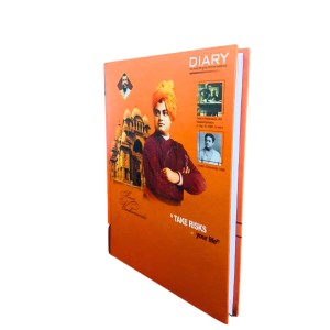 Swami Vivekananda Inspirational Diary | Hardbound Notebook | Motivational Quote Journal | Daily Writing & Note Book for Students & Office Use