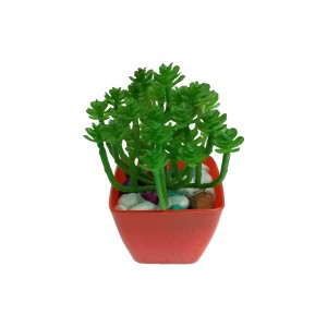 Hitech Artificial Green Bonsai with Pot for Home, Garden and Office Decor