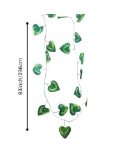 Artificial Hanging Leaf Vine Curtain – Green Decorative Leaf Garland for Home, Balcony, Garden & Wall Décor