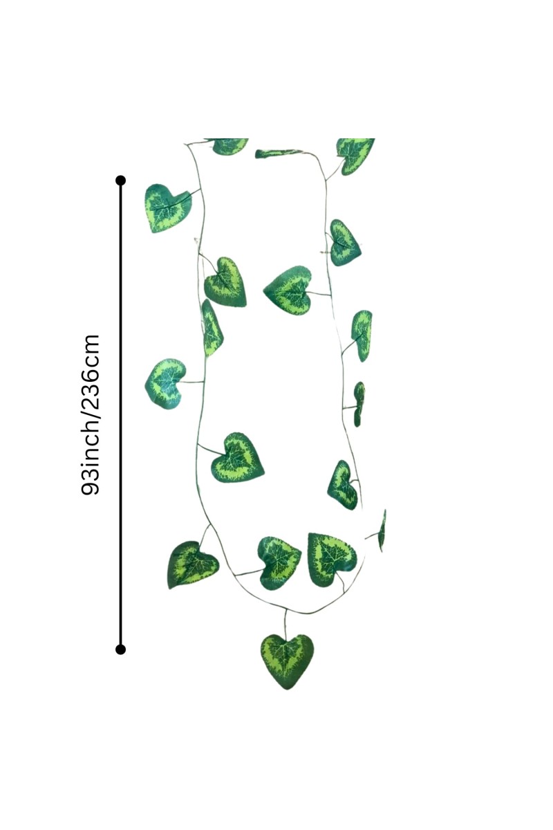 Artificial Hanging Leaf Vine Curtain – Green Decorative Leaf Garland for Home, Balcony, Garden & Wall Décor