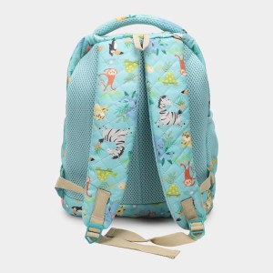 Kid's Blue Cartoon Printed Bag - (M3915)