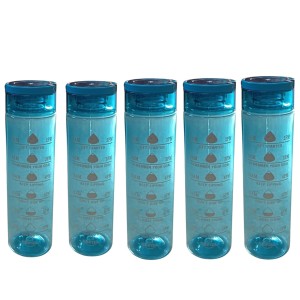 Timer Water Bottle with Time Marker – 32oz Motivational Water Bottle with Straw & Leakproof Lid – BPA-Free Reusable Water Tracker for Fitness, Gym, Office, Travel & Outdoor Sports (5)