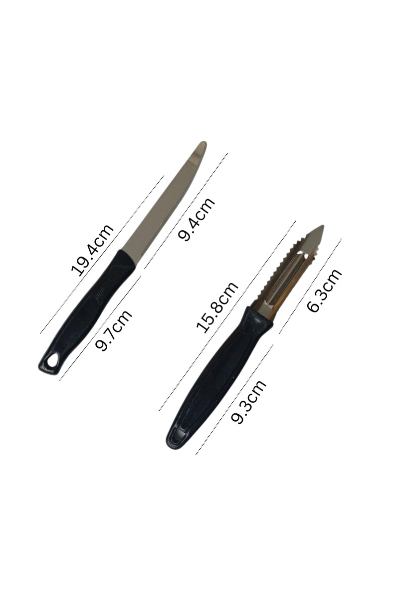 3-in-1 Kitchen Utility Set – S.S Peeler, Gas Lighter, and Veg Knife – Must-Have Tools for Every Kitchen