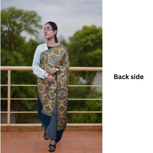 Women’s Traditional Shawl | Soft & Warm Winter Wrap Stole | Elegant Ethnic Design for Casual | Fashion Shawl for Women (Green)