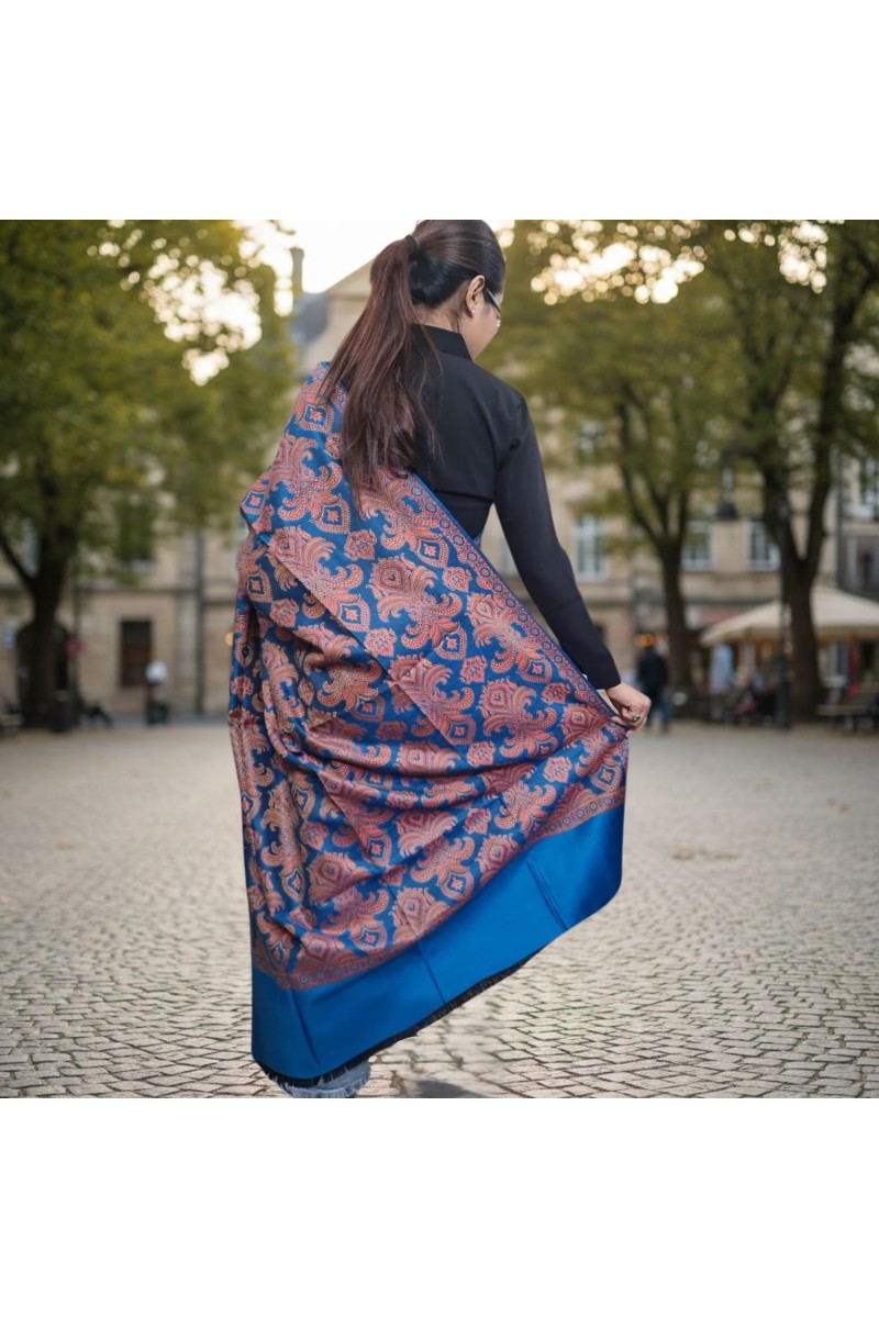 Women’s Traditional Shawl | Soft & Warm Winter Wrap Stole | Elegant Ethnic Design for Casual | Fashion Shawl for Women