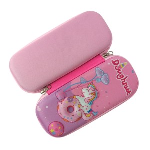 3D Hard Cover Large Capacity Waterproof Cute Pencil Case Stationery Cosmetic Box with Compartments Pencil Case for Kids Boys Cute Pen Pouch for Kindergarten and School (dinghunt)
