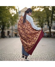 Women’s Traditional Shawl | Soft & Warm Winter Wrap Stole | Elegant Ethnic Design for Casual | Fashion Shawl for Women (Maroon) Women’s Traditional Shawl | Soft & Warm Winter Wrap Stole | Elegant Ethnic Design for Casual | Fashion Shawl for Women (Maroon)