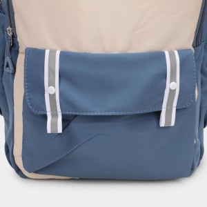 Kids Black Plastic Backpack - (M3933)