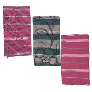 Hitech Sales Single Bed Khadi Cotton Khes Comforter Blanket Chadar for All Seasons, Soft Lightweight Thin Layer Multicolor Chadar Set of 3