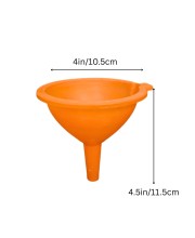 Kitchen Tea Strainer and Plastic Funnel Combo Set | Fine Mesh Tea & Coffee Filter with Multipurpose Oil, Water & Juice Pouring Funnels | Kitchen Utility Accessories Set (Multicolor)