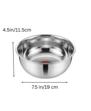 Stainless Steel Multipurpose Bowl for Kitchen & Dining | Deep Mixing Bowl for Serving, Washing & Food Preparation | Rust Resistant Mirror Finish Utility Bowl for Home Use