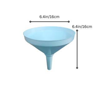 Multipurpose Plastic Funnel with Wide Mouth & Narrow Spout | Lightweight Liquid Transfer Funnel for Kitchen, Oil, Water & Storage Bottles | Durable & Easy to Use