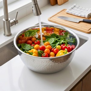 Stainless Steel Multipurpose Bowl for Kitchen & Dining | Deep Mixing Bowl for Serving, Washing & Food Preparation | Rust Resistant Mirror Finish Utility Bowl for Home Use