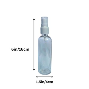 Transparent Plastic Spray Bottle with Fine Mist Sprayer | Refillable Empty Spray Bottle for Sanitizer, Hair Spray, Face Mist, Cleaning & Travel Use | Lightweight Bottle for Home & Salon Use 100ml Transparent Plastic Spray Bottle with Fine Mist Sprayer | Refillable Empty Spray Bottle for Sanitizer, Hair Spray, Face Mist, Cleaning & Travel Use | Lightweight Bottle for Home & Salon Use 100ml