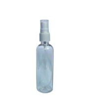 Transparent Plastic Spray Bottle with Fine Mist Sprayer | Refillable Empty Spray Bottle for Sanitizer, Hair Spray, Face Mist, Cleaning & Travel Use | Lightweight Bottle for Home & Salon Use 100ml