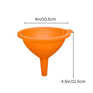 Plastic Funnel â€“ Multipurpose Wide Mouth Funnels for Kitchen Use, Liquid & Dry Transfer, Oil, Water, Juice, Powder Filling, Durable & Easy to Clean (5)