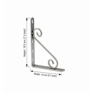 Heavy Duty Wall Mount Plant Hanger Hooks (Pack of 2) | Metal Hanging Basket Brackets for Flower Pots, Lanterns, Bird Feeders & Outdoor Garden Décor (Steel) Heavy Duty Wall Mount Plant Hanger Hooks (Pack of 2) | Metal Hanging Basket Brackets for Flower Pots, Lanterns, Bird Feeders & Outdoor Garden Décor (Steel)