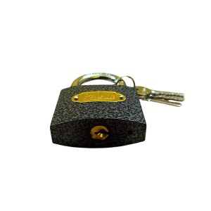 Heavy Duty Metal Padlock with 3 Keys | Durable Security Lock for Doors, Gates, Cabinets, Lockers, Luggage & Storage | Anti-Rust Iron Padlock (Pack of 1)