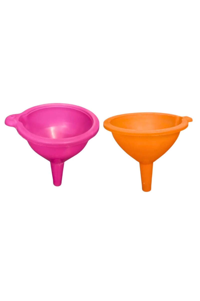 Plastic Funnel â€“ Multipurpose Wide Mouth Funnels for Kitchen Use, Liquid & Dry Transfer, Oil, Water, Juice, Powder Filling, Durable & Easy to Clean (5)