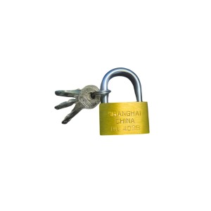 Brass Padlock with Keys | Heavy Duty Metal Security Lock for Doors, Gates, Cabinets, Lockers, Luggage & Storage | Durable Anti-Rust Safety Padlock with 3 Keys (Pack of 1)