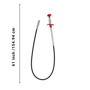 Drain Snake Clog Remover Tool | Flexible Grabber Pickup Cleaning Tool for Sink, Bathroom, Kitchen, Wash Basin & Pipe Drain Blockage Removal | Spring Wire Drain Cleaner (Pack of 1) Drain Snake Clog Remover Tool | Flexible Grabber Pickup Cleaning Tool for Sink, Bathroom, Kitchen, Wash Basin & Pipe Drain Blockage Removal | Spring Wire Drain Cleaner (Pack of 1)