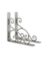 Heavy Duty Wall Mount Plant Hanger Hooks (Pack of 2) | Metal Hanging Basket Brackets for Flower Pots, Lanterns, Bird Feeders & Outdoor Garden DÃ©cor (Steel)
