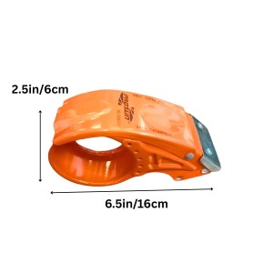 Tape Dispenser Tabletop for Home, Office, School & Industrial Use | Multipurpose Plastic Tape Cutter with Steel Blade | Includes 1 Extra Free Steel Blade Cutter
