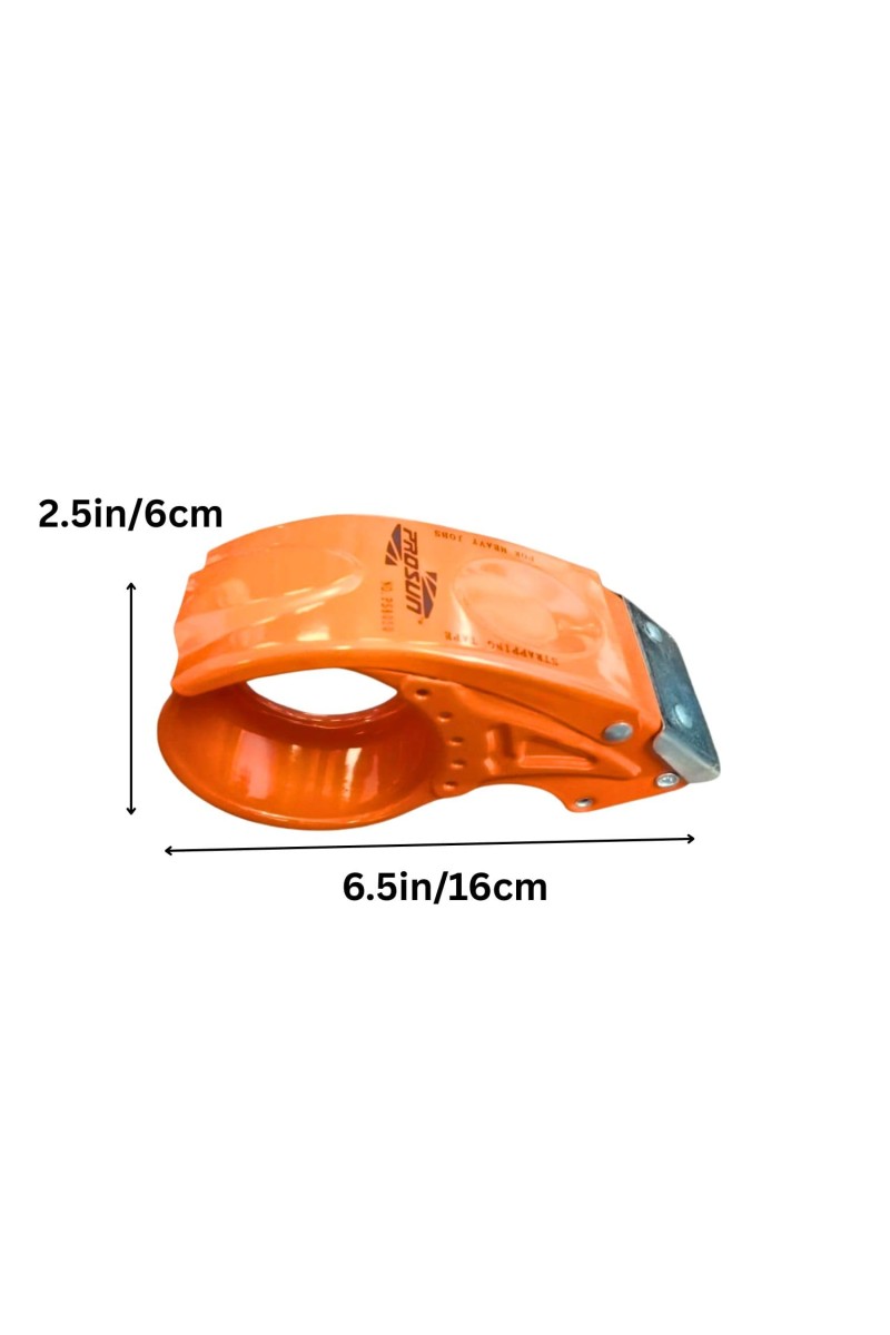 Tape Dispenser Tabletop for Home, Office, School & Industrial Use | Multipurpose Plastic Tape Cutter with Steel Blade | Includes 1 Extra Free Steel Blade Cutter