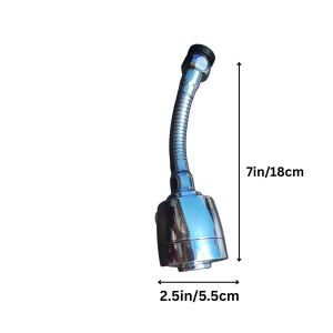 Turbo Flex 360° Flexible Faucet Sprayer Water Extender for Kitchen & Bathroom Tap, Stainless Steel Chrome Finish, Dual Spray Mode, Swivel Aerator Nozzle, Water Saving Faucet Attachment, Silver Turbo Flex 360° Flexible Faucet Sprayer Water Extender for Kitchen & Bathroom Tap, Stainless Steel Chrome Finish, Dual Spray Mode, Swivel Aerator Nozzle, Water Saving Faucet Attachment, Silver
