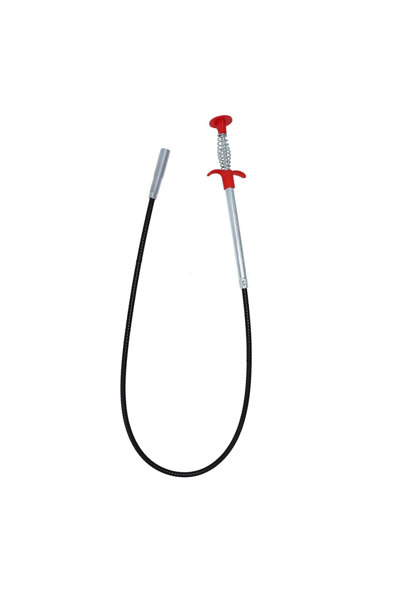 Drain Snake Clog Remover Tool | Flexible Grabber Pickup Cleaning Tool for Sink, Bathroom, Kitchen, Wash Basin & Pipe Drain Blockage Removal | Spring Wire Drain Cleaner (Pack of 1)