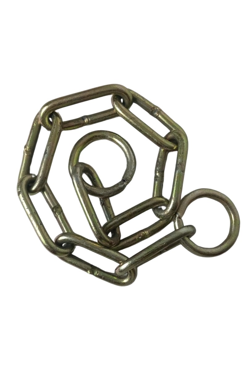 Iron Lock Golden Chain | Multipurpose Security for Gates, Cycles, Bikes | Indoor & Outdoor Use | Heavy Duty for Protection and Home Use (4 Feet)