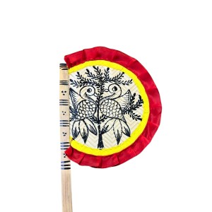 Handmade Bamboo Hand Fan (Hatpakha) – Traditional Hand-Painted Handheld Fan for Cool Air, Home Décor, Festivals & Puja (Birds) Handmade Bamboo Hand Fan (Hatpakha) – Traditional Hand-Painted Handheld Fan for Cool Air, Home Décor, Festivals & Puja (Birds)