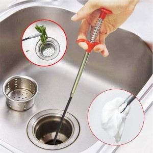 Drain Snake Clog Remover Tool | Flexible Grabber Pickup Cleaning Tool for Sink, Bathroom, Kitchen, Wash Basin & Pipe Drain Blockage Removal | Spring Wire Drain Cleaner (Pack of 1) Drain Snake Clog Remover Tool | Flexible Grabber Pickup Cleaning Tool for Sink, Bathroom, Kitchen, Wash Basin & Pipe Drain Blockage Removal | Spring Wire Drain Cleaner (Pack of 1)