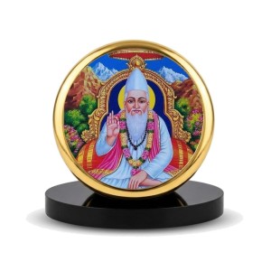 Car Dashboard/Table Top Sant Kabir Metal Golden Photo Stand 2x2 Inches, Compact & Stylish Spiritual Display For Car, Home & Office (Pack Of 1) (F24824) Car Dashboard/Table Top Sant Kabir Metal Golden Photo Stand 2x2 Inches, Compact & Stylish Spiritual Display For Car, Home & Office (Pack Of 1) (F24824)