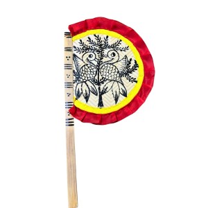 Handmade Bamboo Hand Fan (Hatpakha) – Traditional Hand-Painted Handheld Fan for Cool Air, Home Décor, Festivals & Puja (Birds) Handmade Bamboo Hand Fan (Hatpakha) – Traditional Hand-Painted Handheld Fan for Cool Air, Home Décor, Festivals & Puja (Birds)