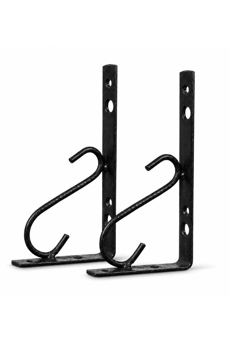 Heavy Duty Wall Mount Plant Hanger Hooks (Pack of 2) | Metal Hanging Basket Brackets for Flower Pots, Lanterns, Bird Feeders & Outdoor Garden DÃ©cor